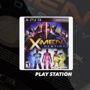 EUC PS3 X-Men Destiny Video Game
